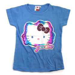 Hello Kitty světle modré tričko 9-10 let